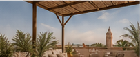 Terrasse à Marrakech